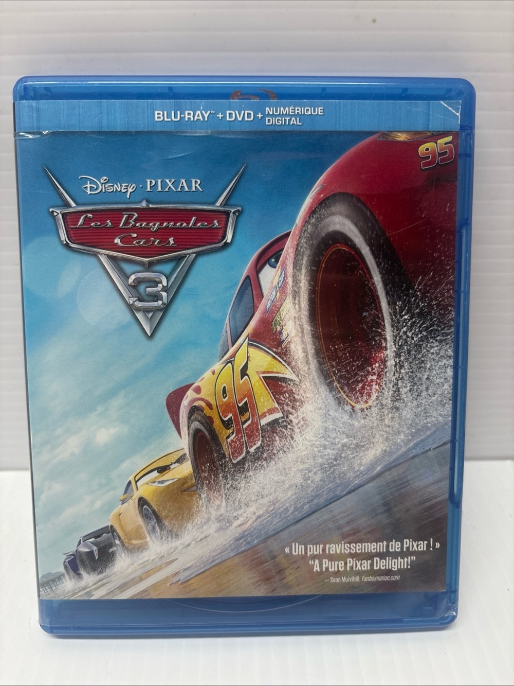 Disney Pixar Cars 3 Blu-ray + DVD + Digital Multi Language With Bonus Scenes